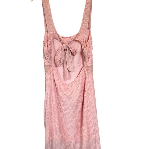 NWT MEROKEETY SUMMER SLEEVELESS SQUARE NECK TIE STRAP Lined MINI DRESS L
Bbb - Picture 5 of 14